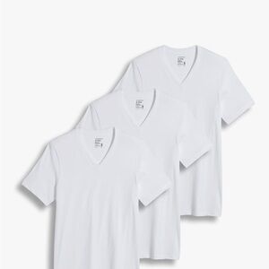 Jockey Classics White V-Neck T-Shirts